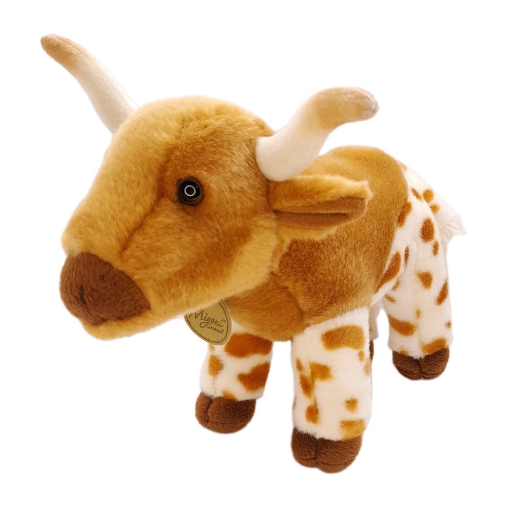 Aurora Miyoni Texas Longhorn Bull Plush 10" Realistic Stuffed Animal